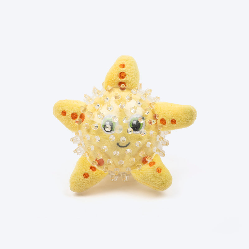 HUFT Super Star Chew Toy For Dog - Yellow - Heads Up For Tails