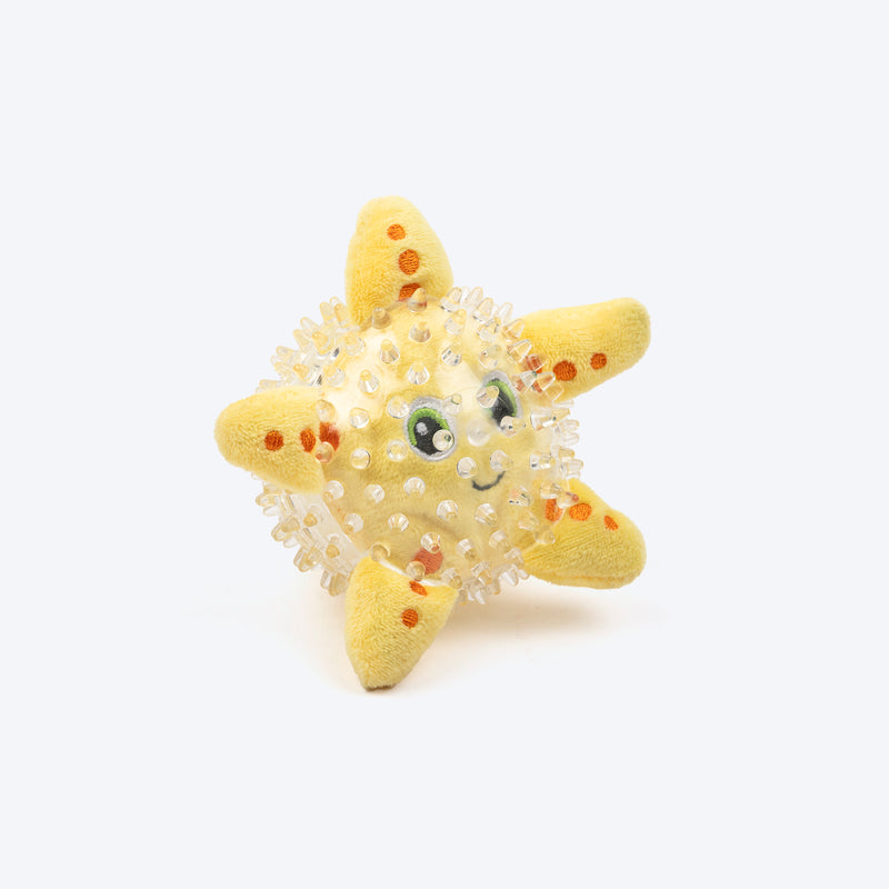 HUFT Super Star Chew Toy For Dog - Yellow - Heads Up For Tails