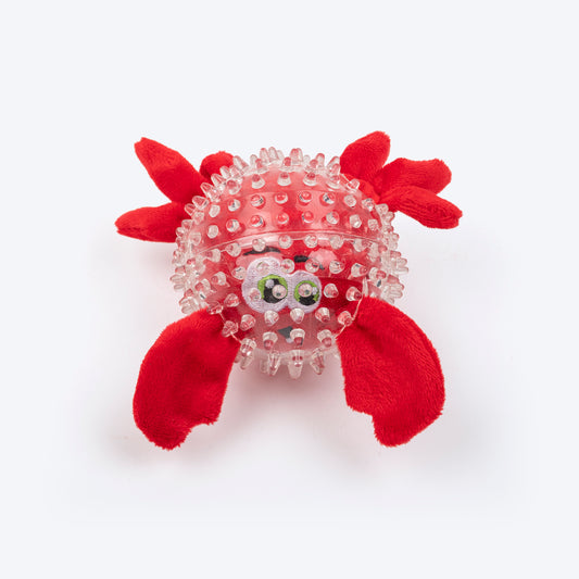 HUFT Lobster Loopster Chew Toy For Dog - Red - Heads Up For Tails