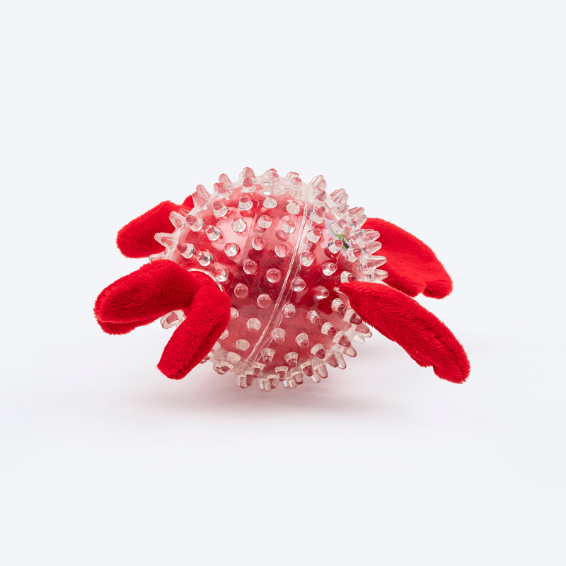 HUFT Lobster Loopster Chew Toy For Dog - Red - Heads Up For Tails