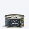 Meowsi by HUFT Chicken Breast with Quail Egg pâté, 80 gm can, grain-free, with vitamins and minerals for cats.