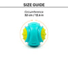 Dash Dog Tumble-Rumble Chew Ball For Dog - Blue - Heads Up For Tails