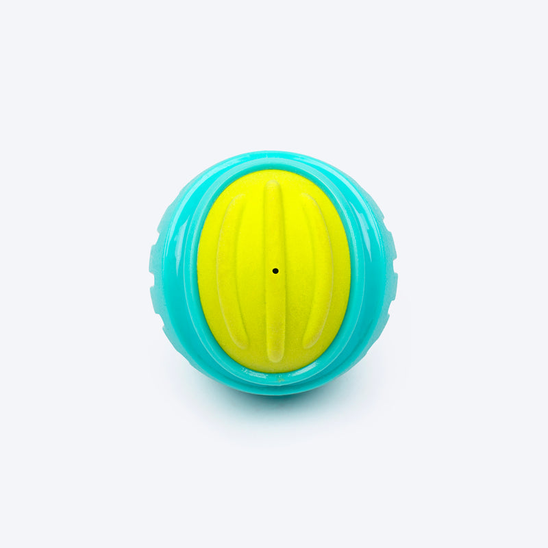 Dash Dog Tumble-Rumble Chew Ball For Dog - Blue - Heads Up For Tails