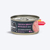 Meowsi by HUFT Chicken Breast with Duck pâté canned cat food, 80 gm, enriched with vitamins and minerals. Grain-free.