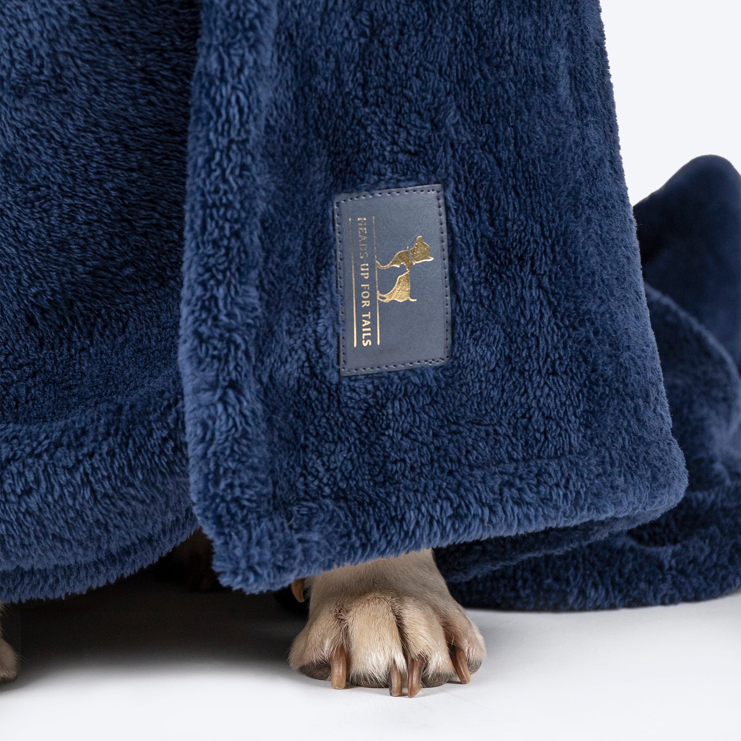 HUFT Furry Wrap Blanket For Dog & Cat - Navy