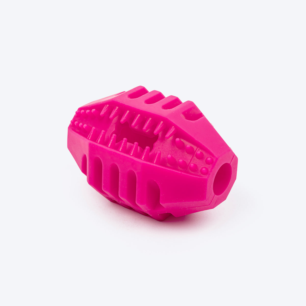 Dash Dog Rugby Roller Chew Toy For Dog - Pink - Heads Up For Tails