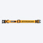 HUFT Personalised Basics (Mobile No.) Dog Collar - Yellow