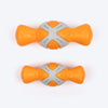 Dash Dog Super Chompster Chew Toy For Dog - Orange & Grey - Heads Up For Tails