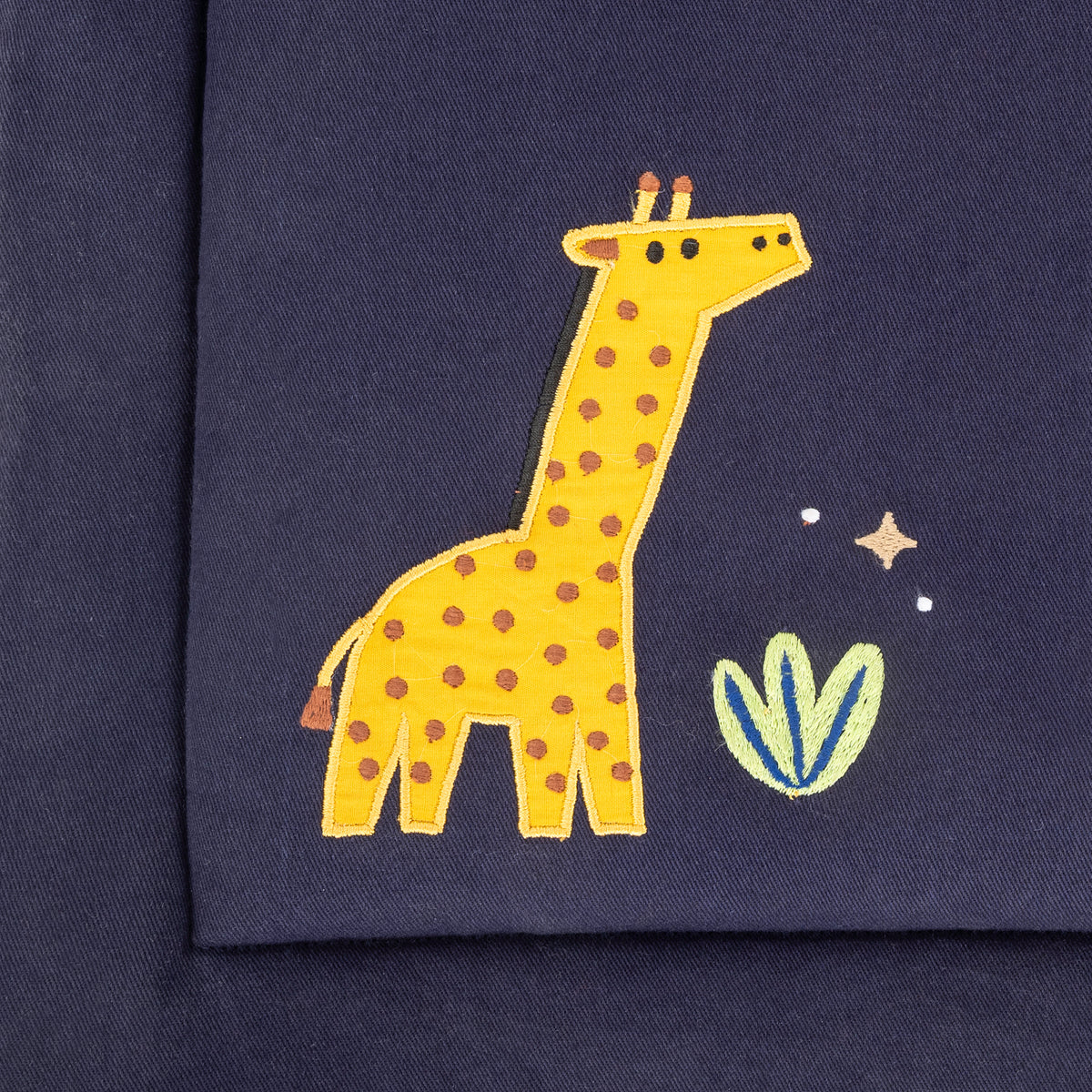 HUFT Personalised Giraffe Mat For Dog & Cat - Navy
