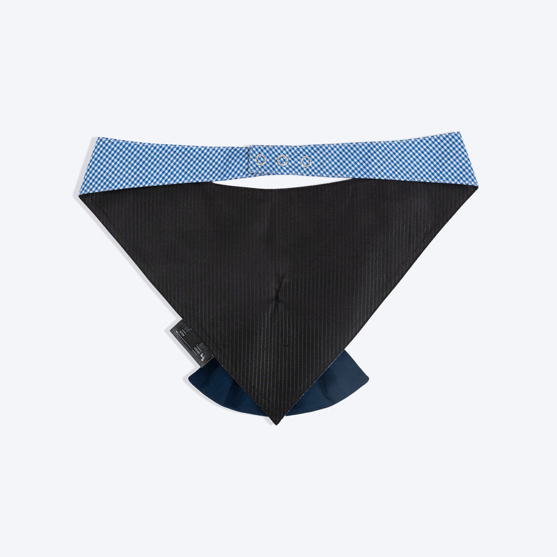 HUFT Personalised Blueberry Bow Bandana For Dog - Blue - Heads Up For Tails