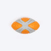 Dash Dog Sporty Chew Baseball For Dog - Orange & Grey - Heads Up For Tails