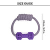 Dash Dog Twin-End Rope Toy For Dog - Purple - Heads Up For Tails