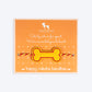 HUFT Furever Love Rakhi For Dog & Cat - Yellow - Heads Up For Tails