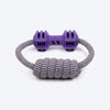 Dash Dog Twin-End Rope Toy For Dog - Purple - Heads Up For Tails