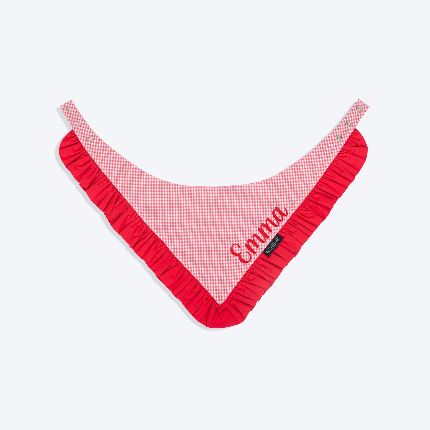 HUFT Personalised Little Lovebug Bandana For Dog - Red - Heads Up For Tails