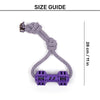 Dash Dog Twirly Whirly Rope Toy For Dog - Purple - Heads Up For Tails