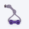 Dash Dog Twirly Whirly Rope Toy For Dog - Purple - Heads Up For Tails