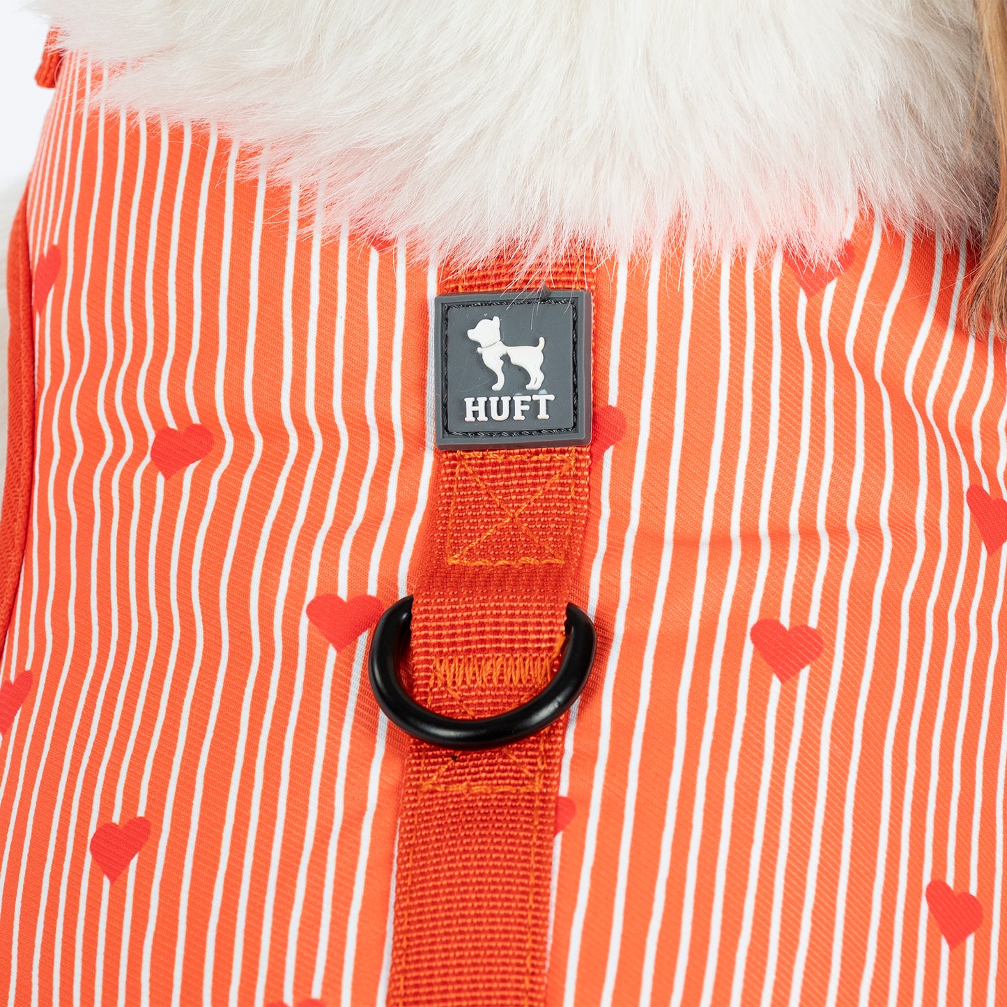 HUFT Slip & Stroll Harness & Leash Set For Dog - Red Romance - Heads Up For Tails