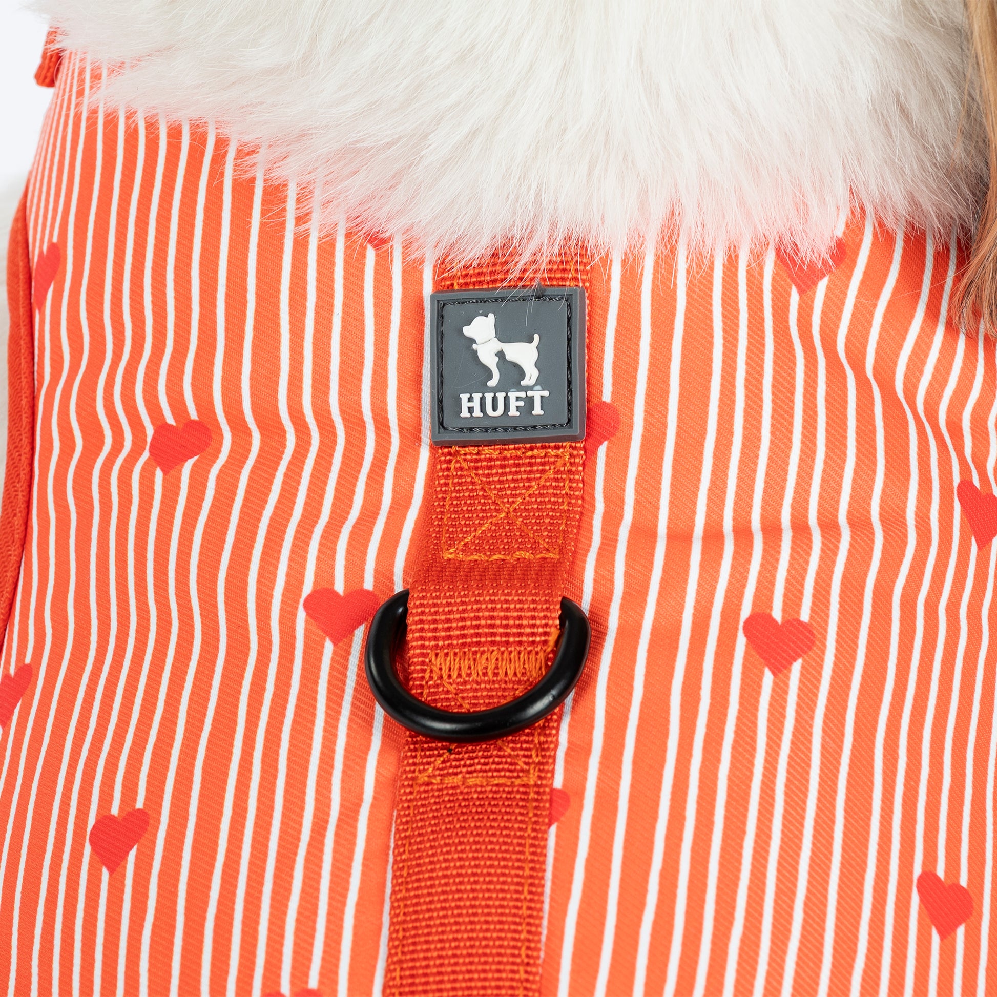 HUFT Slip & Stroll Harness & Leash Set For Dog - Red Romance - Heads Up For Tails