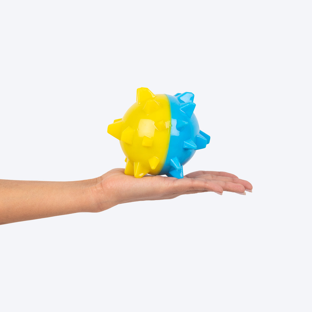HUFT Starburst Chew Toy For Dog - Blue & Yellow - Heads Up For Tails