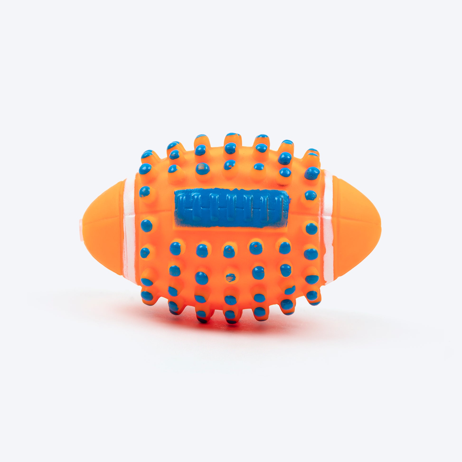 TLC Squeakster Ball Chew Toy For Dog - Orange - Heads Up For Tails