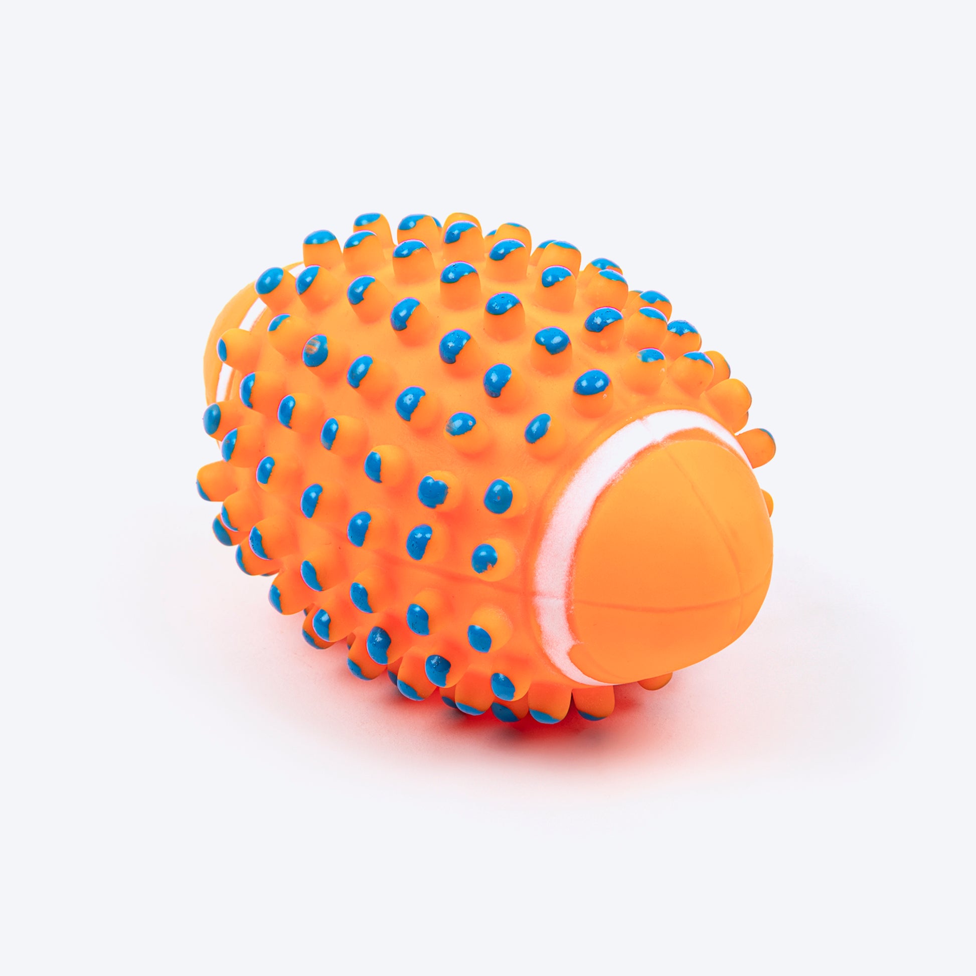 TLC Squeakster Ball Chew Toy For Dog - Orange - Heads Up For Tails