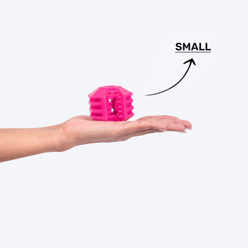 Dash Dog Treat Teaser Chew Toy For Dog - Pink - Heads Up For Tails