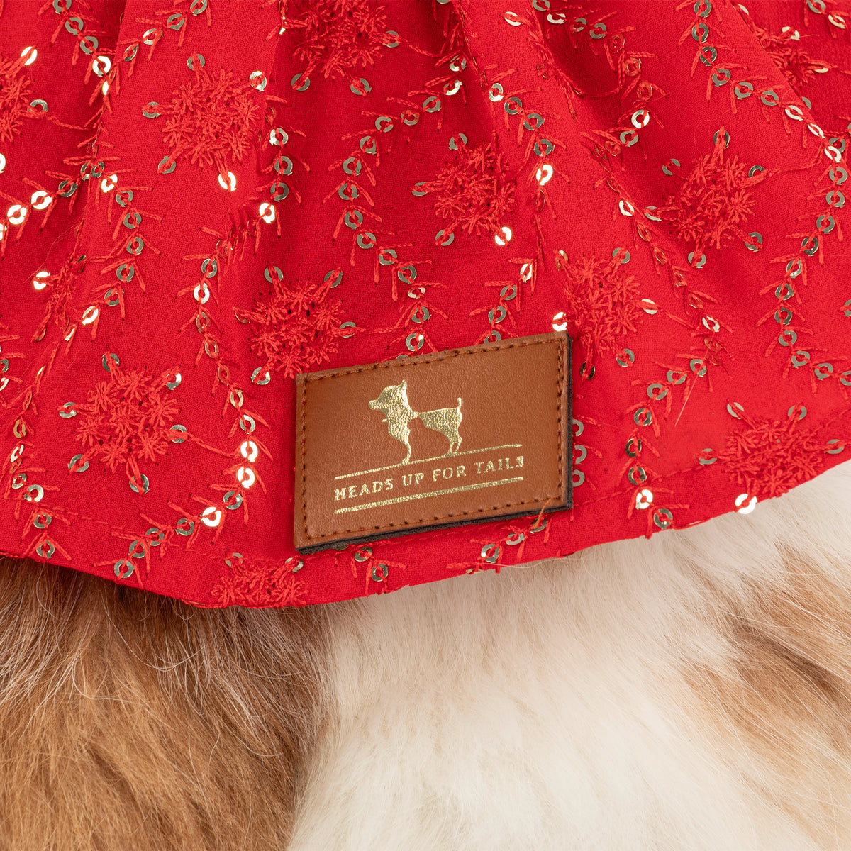 HUFT Ruby Radiance Dress For Cat - Red