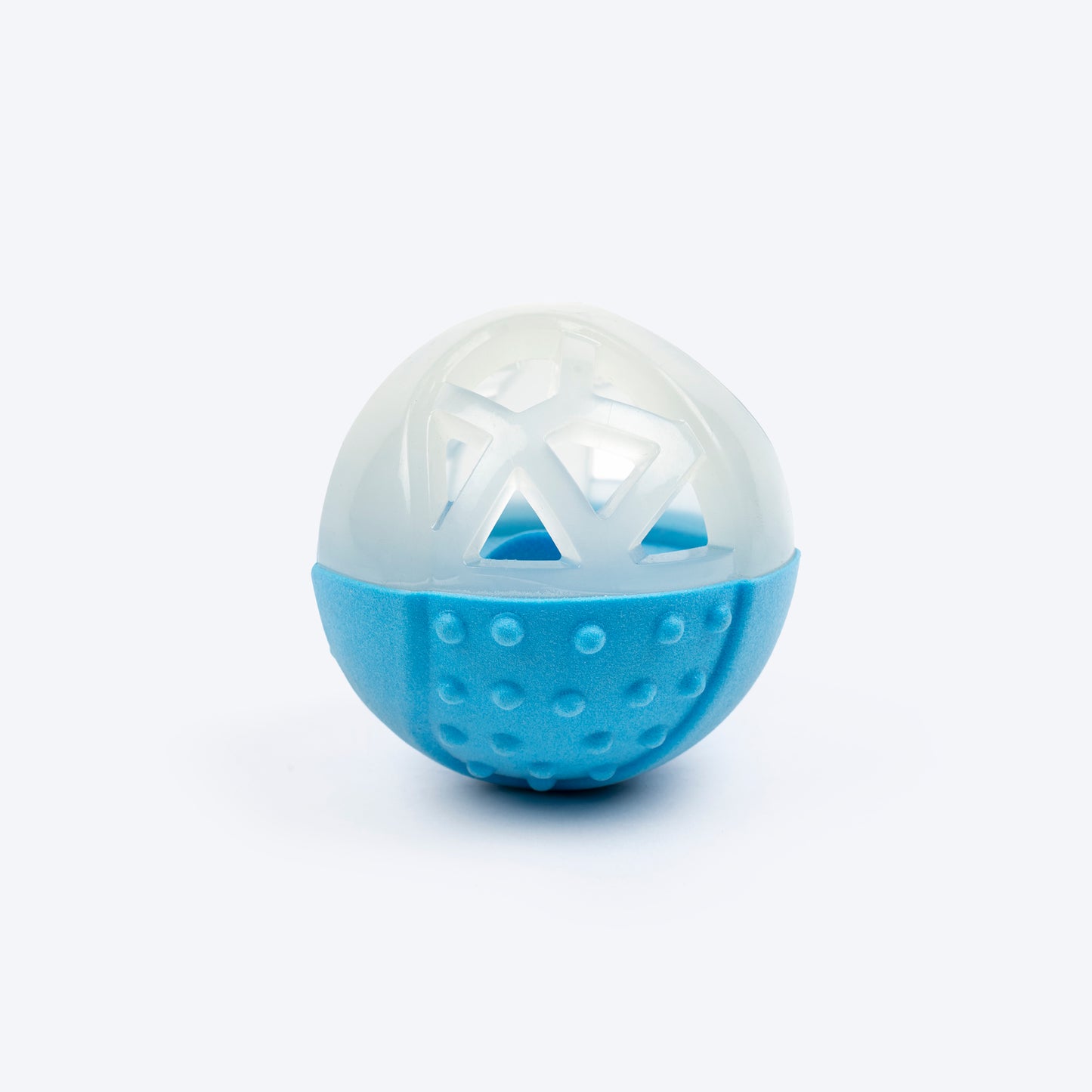 Dash Dog Glowy Squeaky Ball Toy For Dog - Blue