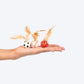 HUFT Sporty Trio Feather Balls For Cat - Multicolour - Set Of 3 - Heads Up For Tails