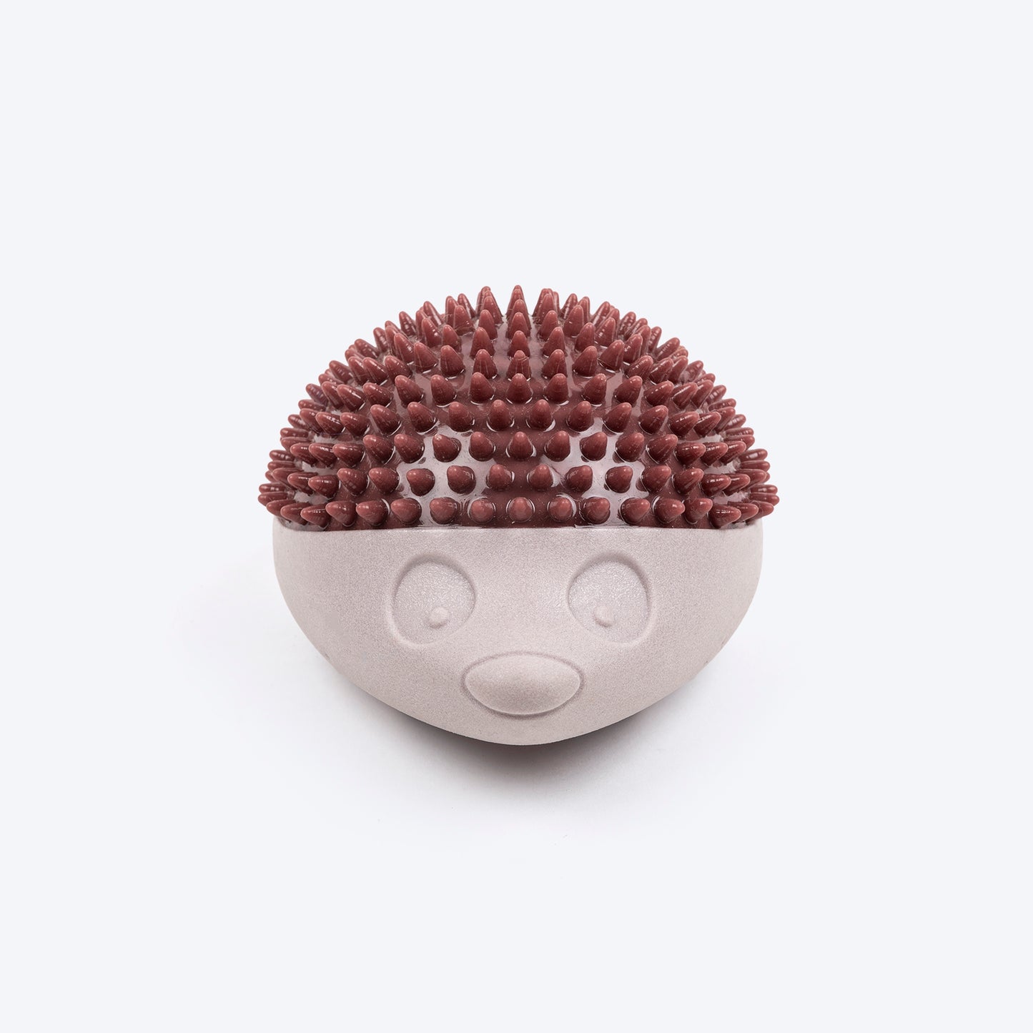 Dash Dog Hedgehog Squeaky Chew Toy For Dog - Brown