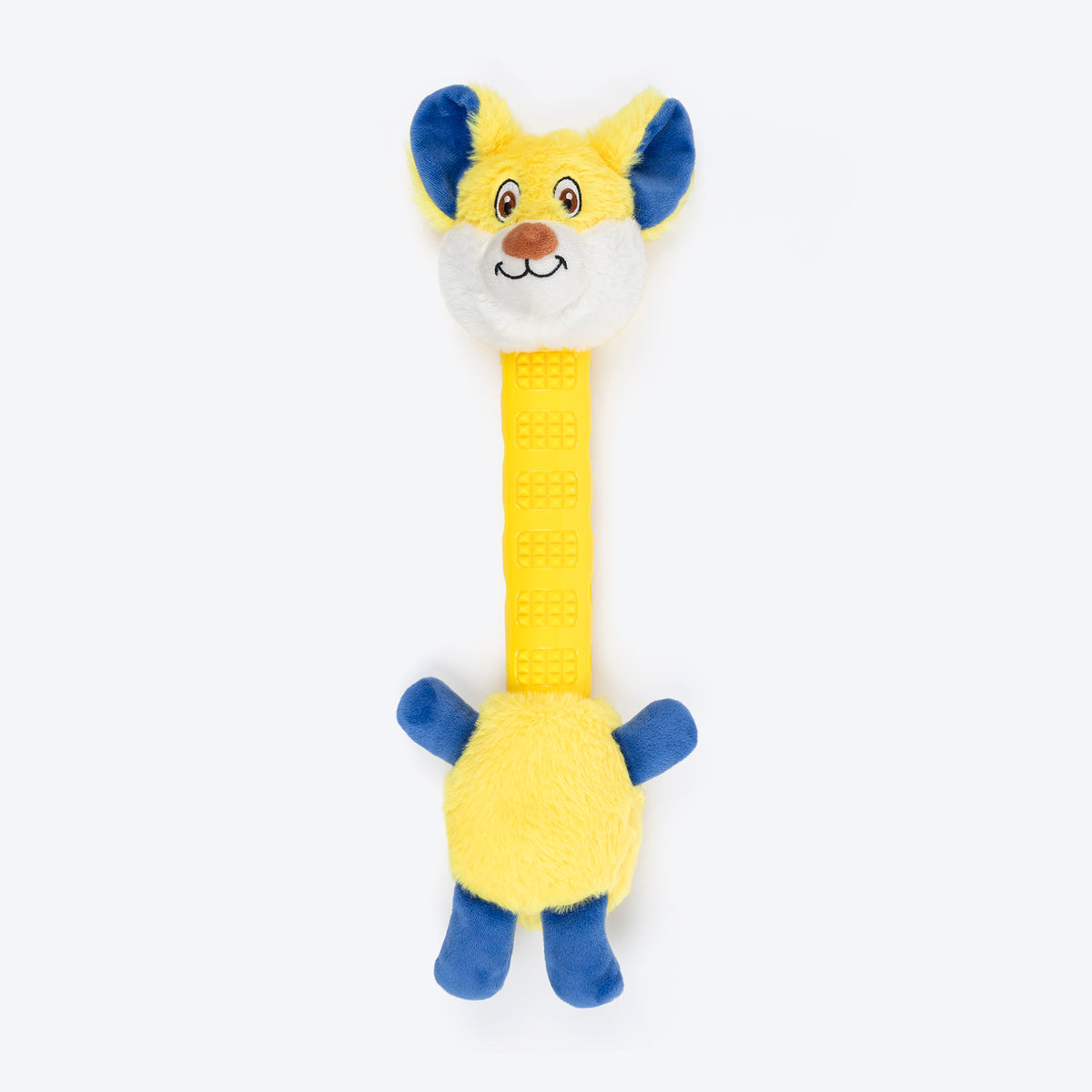HUFT Lolo LongNeck Chew Toy For Dog - Yellow - Heads Up For Tails