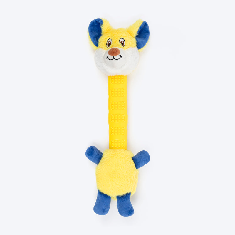 HUFT Lolo LongNeck Chew Toy For Dog - Yellow - Heads Up For Tails