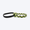 HUFT Twin Ring Tug Rope Toy For Dog - Black & Neon - Heads Up For Tails
