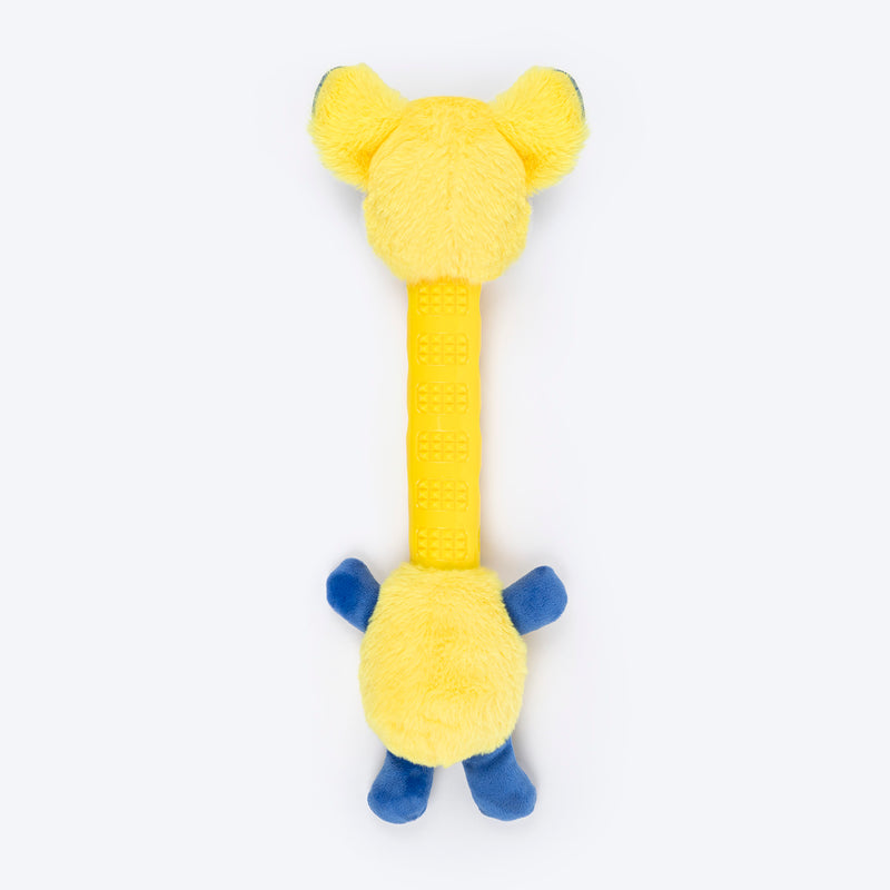 HUFT Lolo LongNeck Chew Toy For Dog - Yellow - Heads Up For Tails