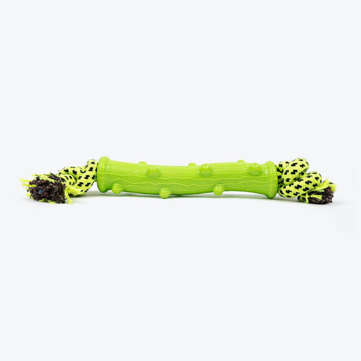 HUFT ChomperPillar Chew Toy For Dog - Neon Green - Heads Up For Tails