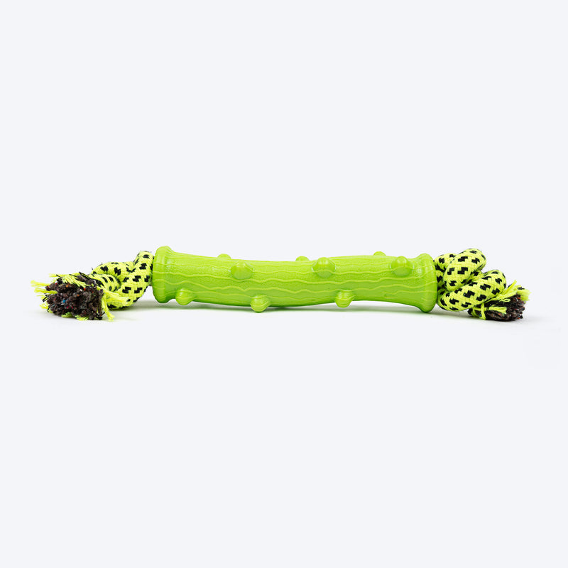 HUFT ChomperPillar Chew Toy For Dog - Neon Green - Heads Up For Tails