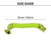 HUFT ChomperPillar Chew Toy For Dog - Neon Green - Heads Up For Tails