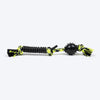 HUFT Power-Pull Rope Toy For Dog - Black & Neon - Heads Up For Tails