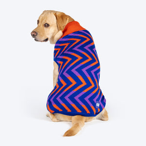 Dash Dog Fuzz Friends Sweater For Dog - Purple - Heads Up For Tails