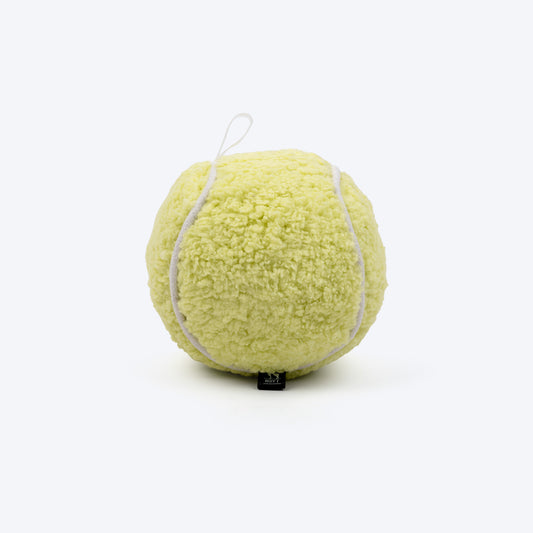 HUFT Fetch & Squeak Plush Ball For Dog - Green