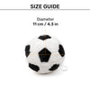 HUFT Plush Floofball With Squeaker For Dog - Black & White