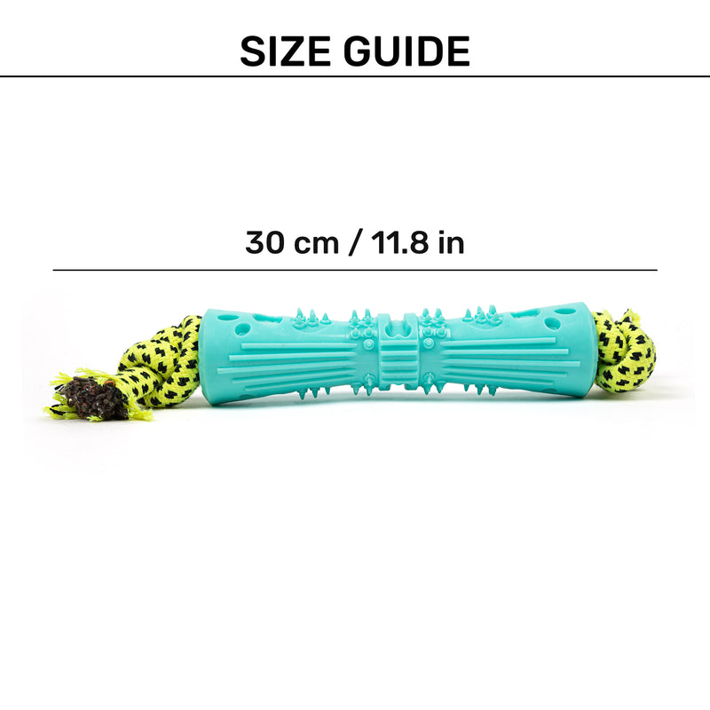HUFT Spiral Twist Chew Toy For Dog - Blue - Heads Up For Tails