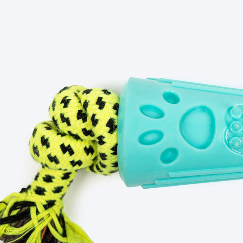 HUFT Spiral Twist Chew Toy For Dog - Blue - Heads Up For Tails