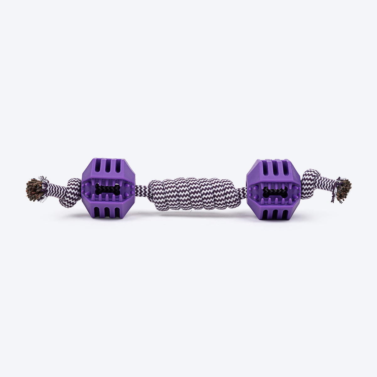 Dash Dog Mini Barbell Rope Toy For Dog - Purple