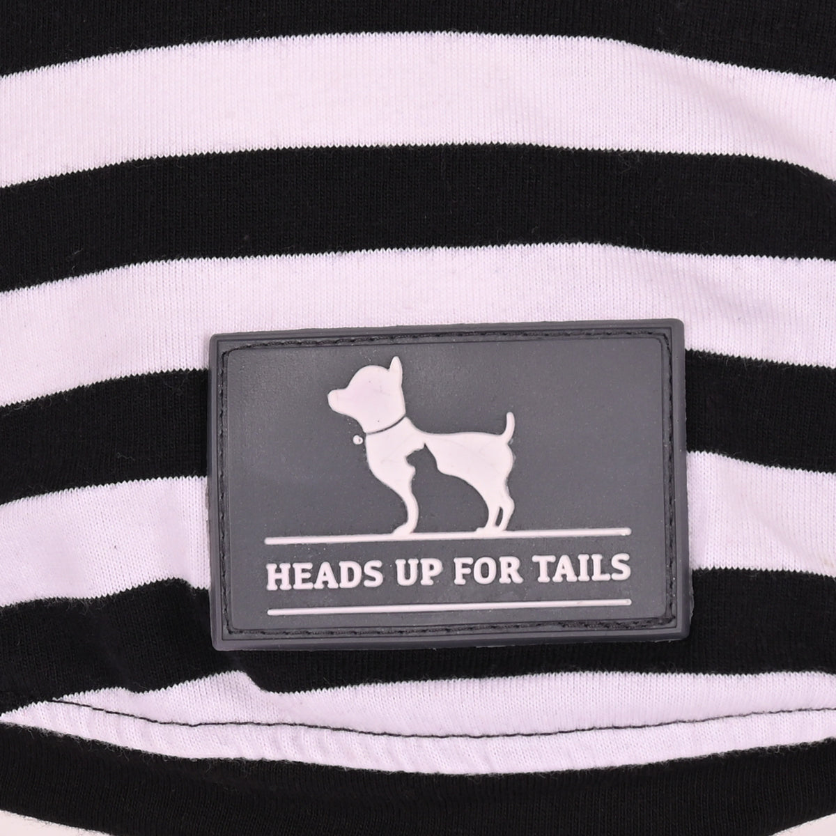 HUFT Twinkle Hearts T-Shirt For Dog - Black & White
