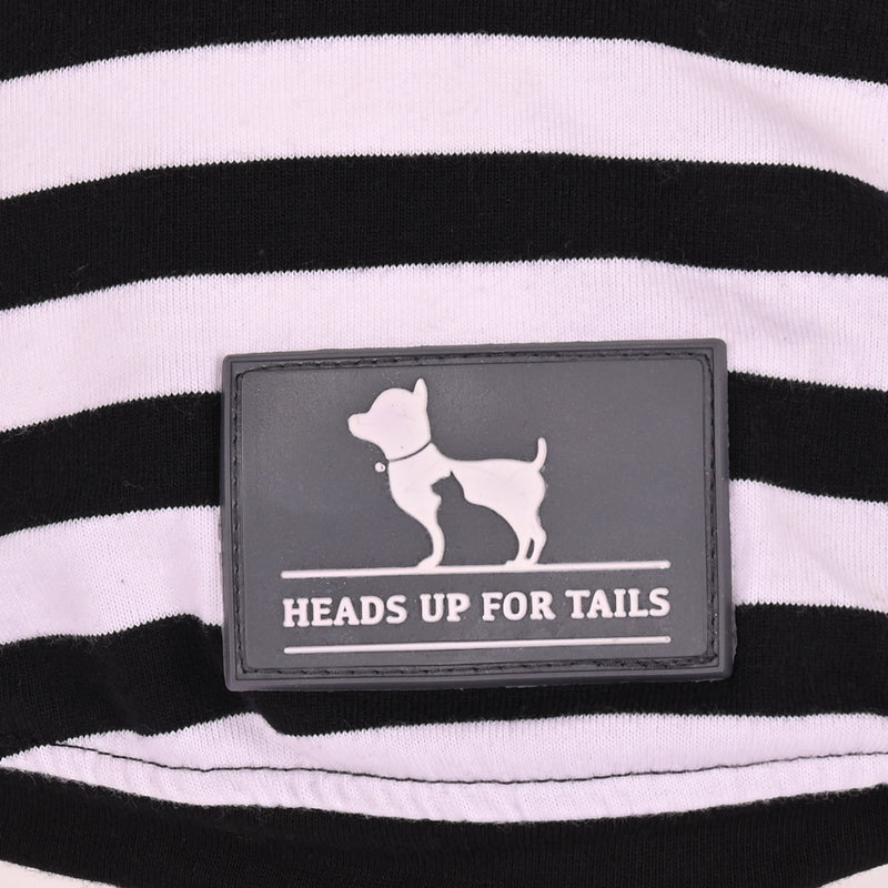HUFT Twinkle Hearts T-Shirt For Dog - Black & White