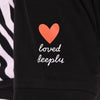 HUFT Twinkle Hearts T-Shirt For Dog - Black & White