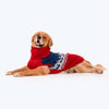 HUFT Winter Miracle Sweater For Dogs - Red & Blue - Heads Up For Tails