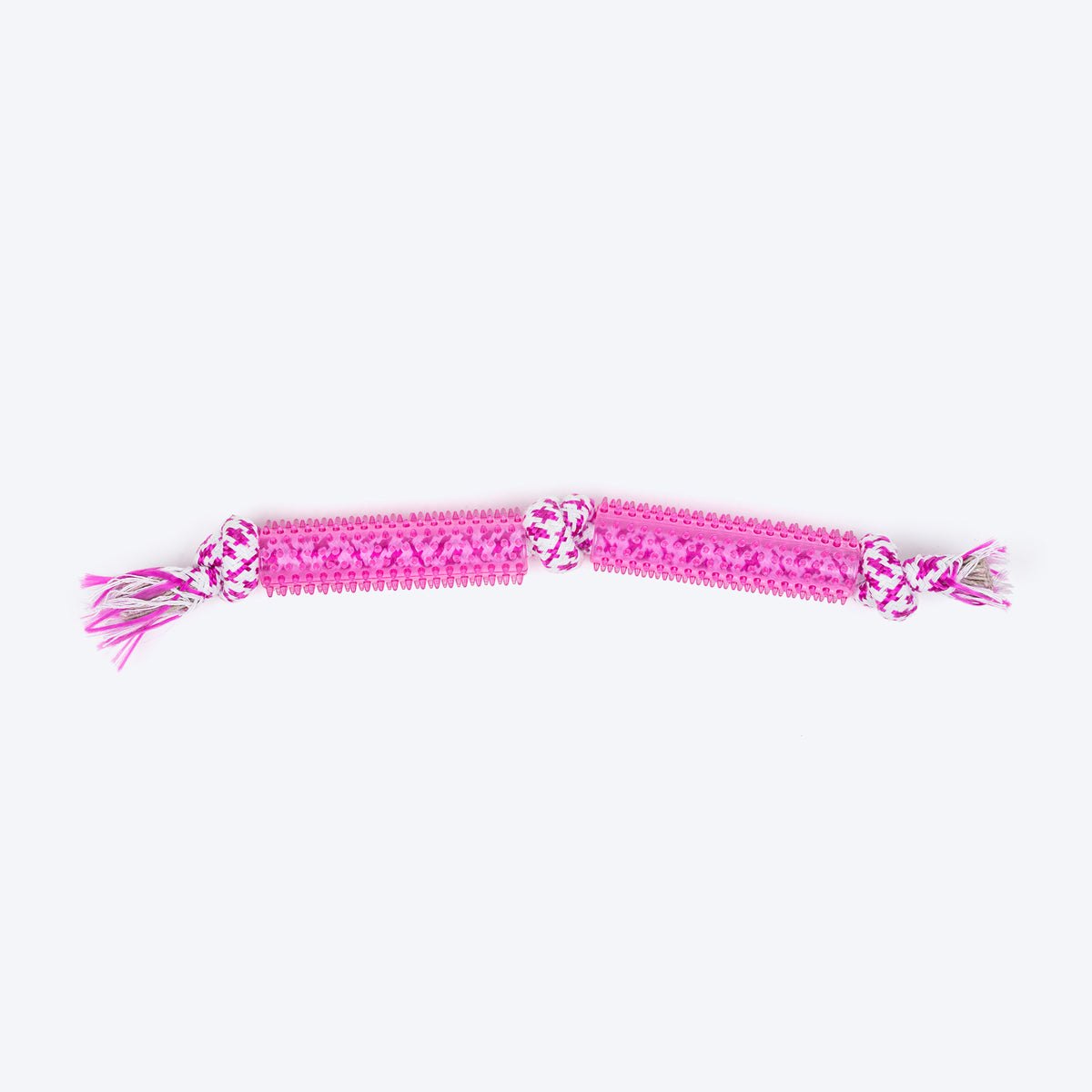 HUFT Taffy Twist Chew Toy For Dog - Pink - Heads Up For Tails